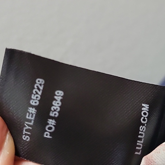 LULUS All Mine Navy Blue Floral Print High-Low Maxi Wrap Dress 65229 - Picture 12 of 13